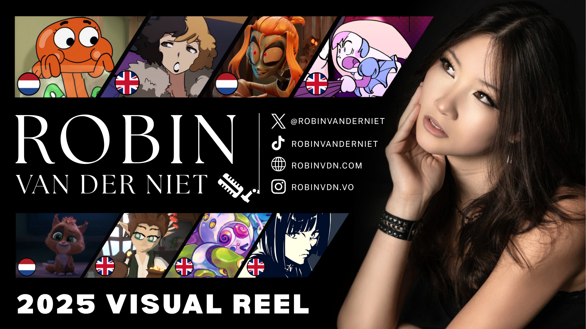 Robin van der Niet - Visual Voice Acting Reel (2025)